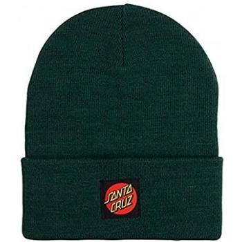 Santa Cruz Classic Label Beanie - Dark Olive