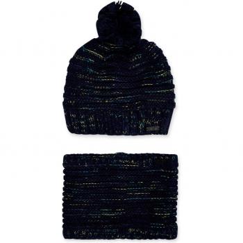 Conjunto de niño Tuc Tuc Ocean Mistery - Gorro con pompón y cuello en azul marino