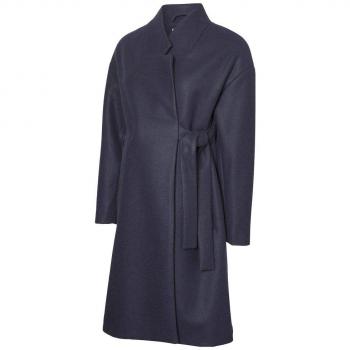 MAMALICIOUS Mlhaze L/s Coat N, Abrigo premamá para Mujer, Azul Night Sky, 38