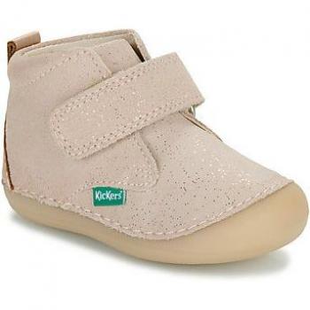 Kickers SABIO Children's Mid Boots in Champagne Beige