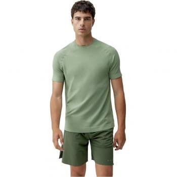 Camiseta Técnica Manga Corta Born Living Yoga Otawa Verde Secado Rápido