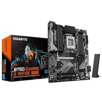 Placa Base GIGABYTE B760 Gaming X WiFi 6E Gen5 ATX - Compatible con procesadores Intel Core 14ª generación, VRM 8+1+1 fases, hasta 5600 MHz DDR5,
