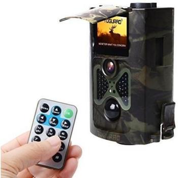 TOGUARD® Cámara de Juegos y Rastreo de Caza de 12 Mpixels con Resolución HD 1080p, Grabación de Lapso de Tiempo, Gran Angulo de Visión de 120º, Visión Nocturna Mediante Infrarrojos a 65 pies, Mando a Distancia, Activada Por Detección de Movimiento