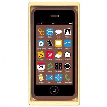 Smartphone de chocolate - Negro - 40 g