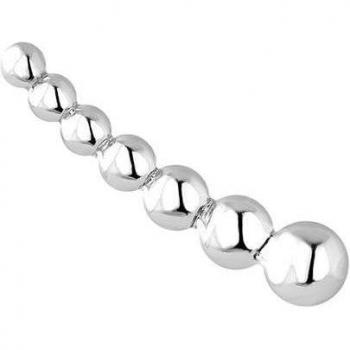 Pendiente trepador Earcandy Atti de plata y baño de rodio