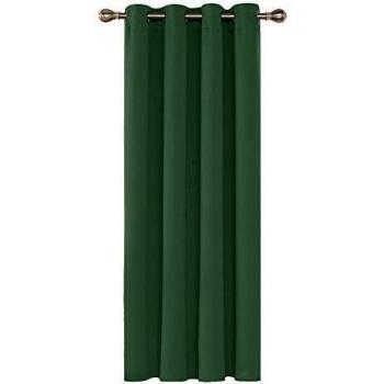 Deconovo Cortinas Salón, Oficina, Hotel, Opacas con Aislamiento Térmico Decorativas, con Ojales, 140x260 cm