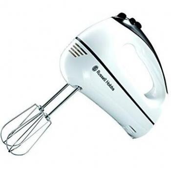 Russell Hobbs Aura Batidora amasadora 3 en 1 de 380w con 5 velocidades y función Turbo, 380 W, Blanco