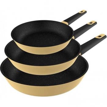 Polka Excellence Bucket Set Vulcano Amarillo Sartenes 20/24/28 cm