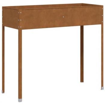 vidaXL Garden Planter 100.5x40.5x90 cm Weathering Steel