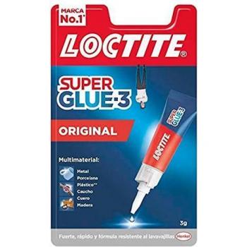 Loctite Super Glue 3g - Adhesivo Instantáneo Multiusos Transparente