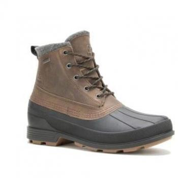 Kamik Lawrence Men's Waterproof Winter Snow Boots - Fossil