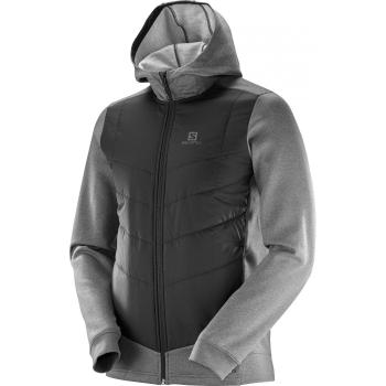 Salomon PULSE HYBRID HOODIE M - Sudadera, Hombre, Negro -