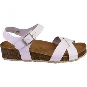 AUTENTI 7656 Sandalias de mujer en piel blanco