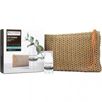 Bella Aurora Crema Facial Anti-Manchas Oil Free SPF 50+ + REGALO | CC Cream | Protector Solar Anti-Manchas | Piel Grasa o Mixta, 30 ml