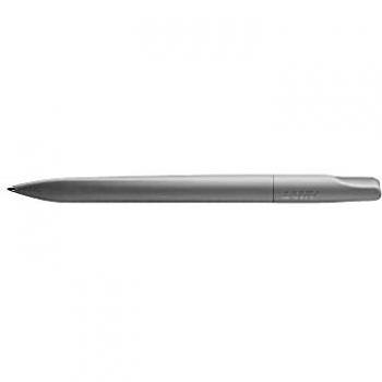 LAMY Bolígrafo xevo 1233838 262 – Bolígrafo giratorio de plástico con superficie gris mate – clip de metal con muelle extra, con mina grande – trazo M
