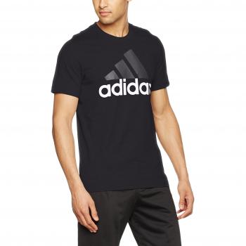 adidas Ess Linear Camiseta, Hombre, Negro