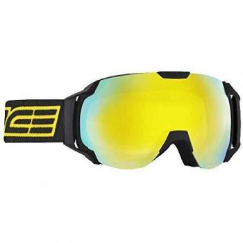 Salice 619TECH - Máscara de esquí SR Negro/Amarillo Unisex para Adulto, única