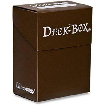 Caja de Cartas Sólida Ultra Pro Marrón