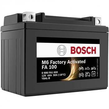 Batería de Moto BOSCH AGM Activada de Fábrica 4Ah 0 986 FA1 000