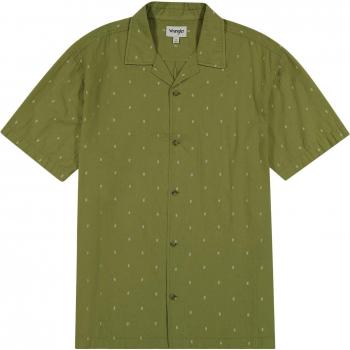 Wrangler Resort Short Sleeve Shirt in Dusty Olive