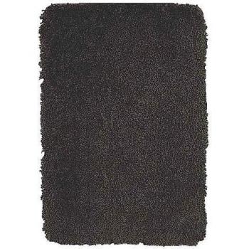 Alfombra de baño de microfibra Highland 70x120cm Antideslizante Secado Rápido Negra