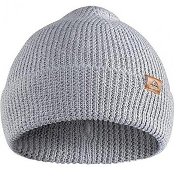 DANISH ENDURANCE Gorro Beanie de Lana Merina para Hombre y Mujer, Suave y Elástico, con Materiales Reciclados