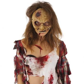 Zombies - Mascara de zombie media cara