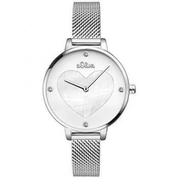 Reloj de Mujer S.oliver SO-3472-MQ - Acero Inoxidable - Elegante y Moderno con Pulsera de Malla