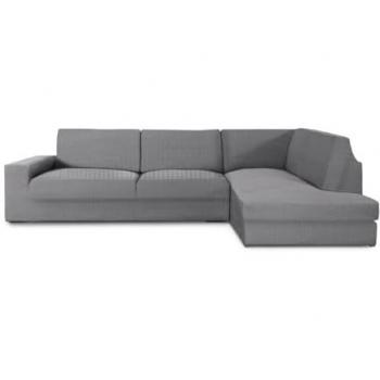 Funda para Sofá Eysa JAZ Gris 110 x 120 x 500 cm, funda rinconera derecha Jaz gris 350-500, EYSA Fundas de sofá ch longue respaldo premium derecho
