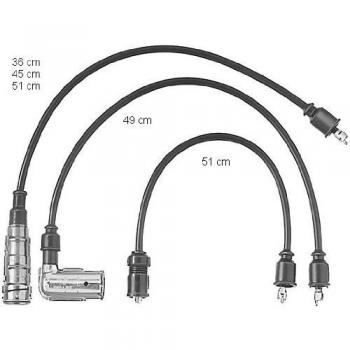 Juego de Cables de Encendido BERU ZEF362 para Mercedes-Benz