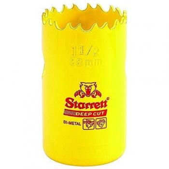 Starrett DCH038 Corona perforadora, Amarillo, 38 mm