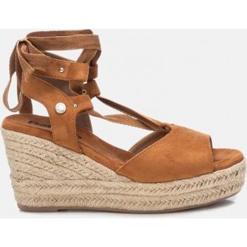 Refresh Sandalia Mujer Cuña Cintas Tobillo Antelina Kaki