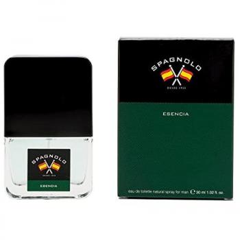 Colonia Spagnolo Esencia EDT Hombre 30ml - Fragancia Fougère Amaderada, Formato Viaje en Spray, Fresca y de Larga Duración
