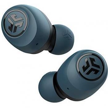 JLab Go Air Auriculares Inalambricos Bluetooth, True Wireless con Doble Conexion y Caja de Carga USB, Sonido EQ3 Personalizado y Ajuste mas Pequeno, Azul Marino