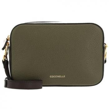 Coccinelle Tricolor Crossbody Bag - Cream Green One Size for Women
