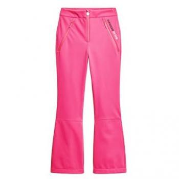 Superdry Pantalones Ski Softshell Slim Hyper Magenta Pink Mujer