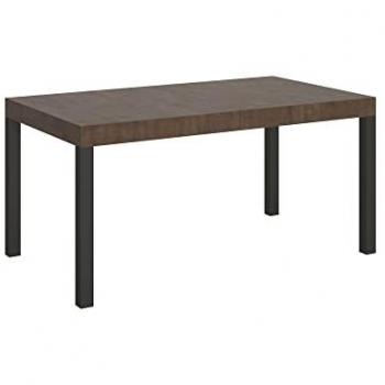 Mesa Extensible 90x160/420 cm Everyday Estructura Nogal Antracita
