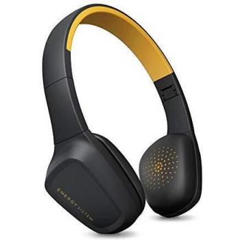 Auriculares Diadema Energy Sistem 429325 con Micrófono, Bluetooth y Conector de 3.5mm - Negro y Amarillo