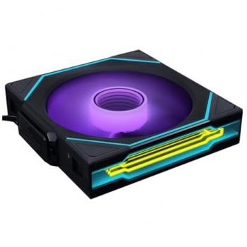 Lian Li UNI FAN SL-INF Wireless 120mm Black PWM Case Fan with Reverse Blade Design, ARGB Lighting & Infinity Mirror