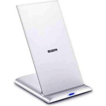 ESR Cargador Inalámbrico Rápido, 7.5W Carga Rápida para iPhone SE/11/11 Pro/11 Pro MAX/XS MAX/XS/XR/X, 10W Wireless Charger para Galaxy S20/S20+/S10/S10+/S9/S9+/S8,5W para P30 Pro,Negro