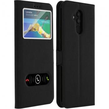Funda Huawei Mate 20 Lite con Doble Ventana - Negra