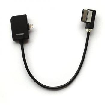 Audi 4F0051510AC Adaptador para Interfaz de música para Apple iPod/iPhone con Puerto de Carga