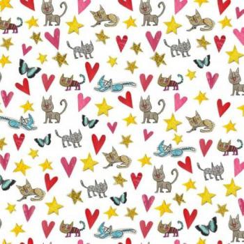 Funda Nórdica Gatets Multicolor 100% Algodón 175 Hilos 240 x 220 cm para Cama de 150/160