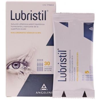 Lubristil Solución Oftálmica Lubricante Hialuronato Sódico 0.15% 30 Monodosis de 0.3ml