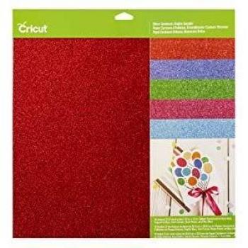 Cricut Muestrario de Cartulina, Brillantes – 30.5 cm x 30.5 cm