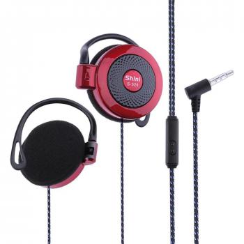 Auriculares deportivos estéreo con gancho para oreja Shini S-520, 3.5mm, universales para móvil y Mp4