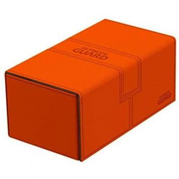 Ultimate guard ugd010779twin flip n tray deck case 200 estandar tamano xeno skin naranja