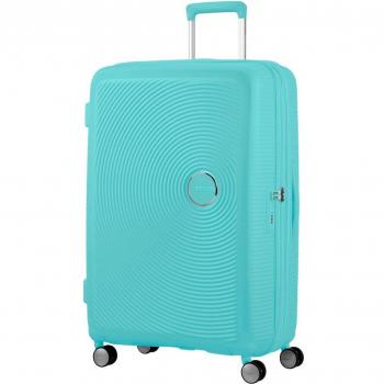 American Tourister Soundbox 77cm 4-Wheel Expandable Suitcase - Turquoise Tonic