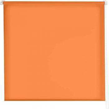 Estor Enrollable Translúcido Liso Easyfix Aral Naranja 70 x 180 cm