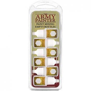 The Army Painter | Empty Paint Mixing Bottles| 6 Botellas Vacias de 12ml | para mezclar y personalizar tus pinturas| para Pintura de Modelos Miniatura
